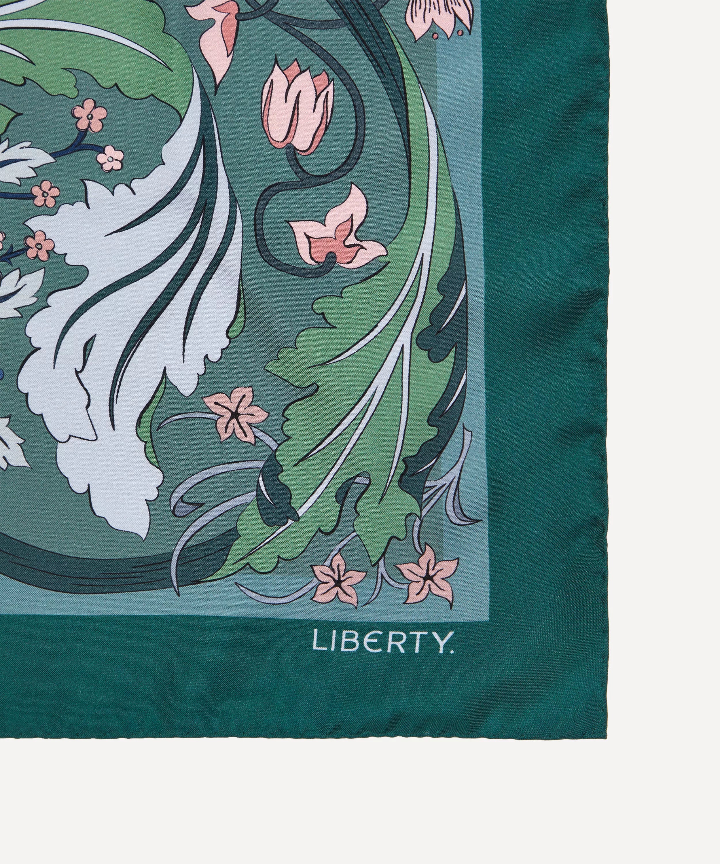 May's Garden Silk Scarf