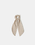 Polka Dot Scarf Hair Scrunchie