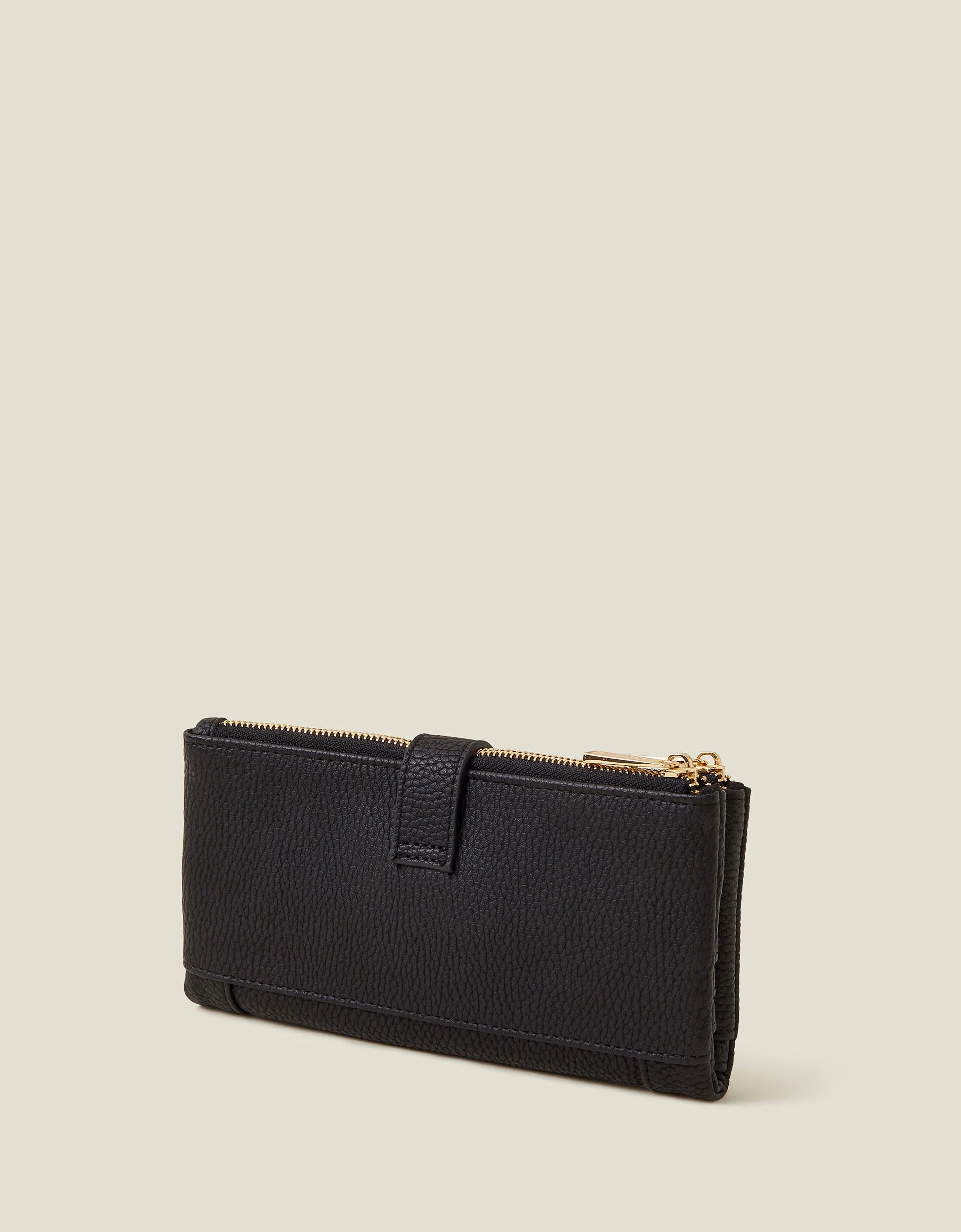 Push Lock Wallet Black