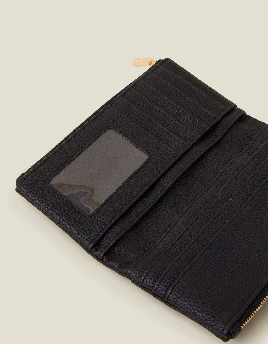 Push Lock Wallet Black