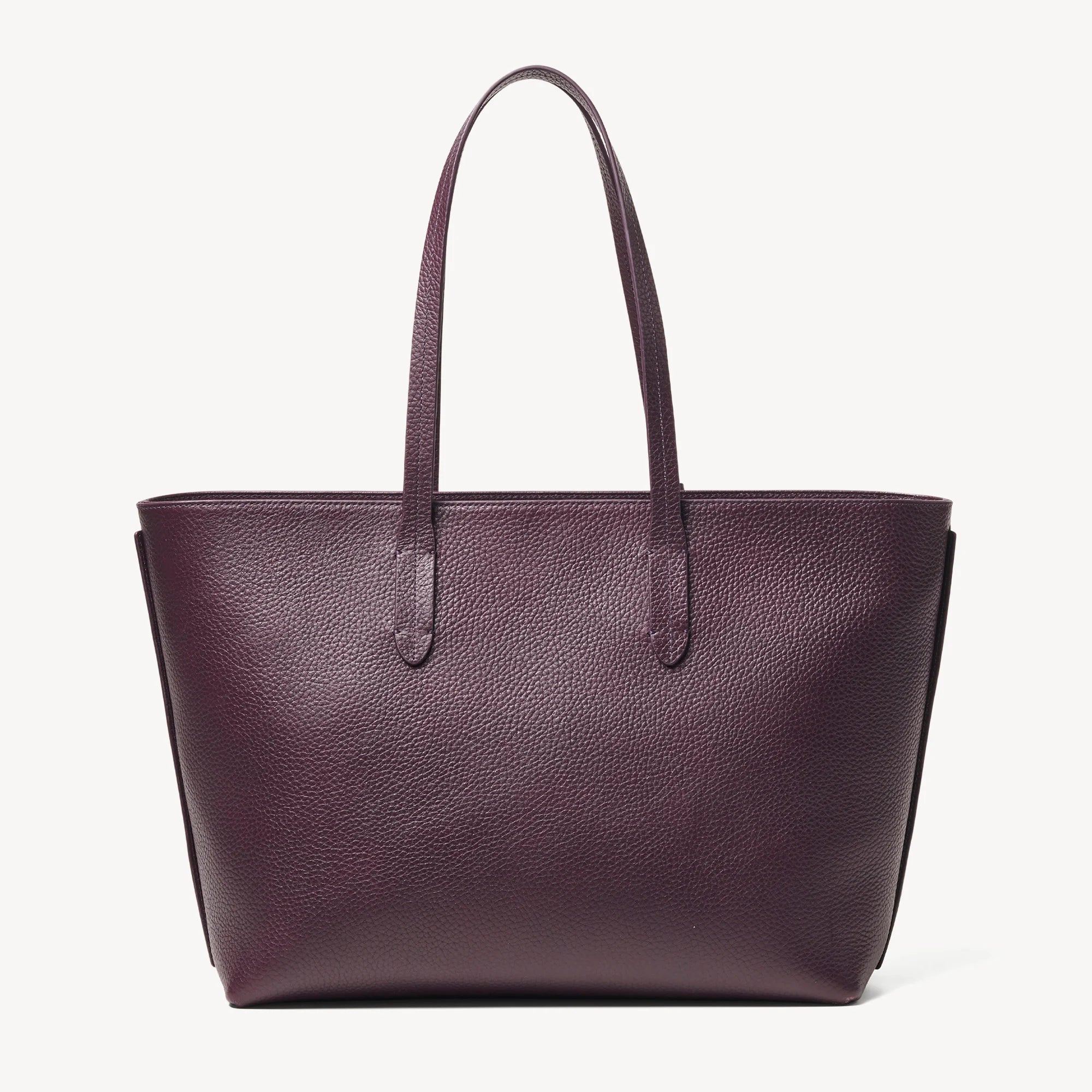 Zipped East West Tote with Shield Charm