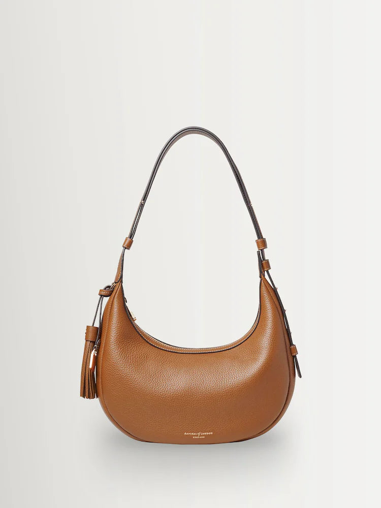 Brown Crescent Small Bag