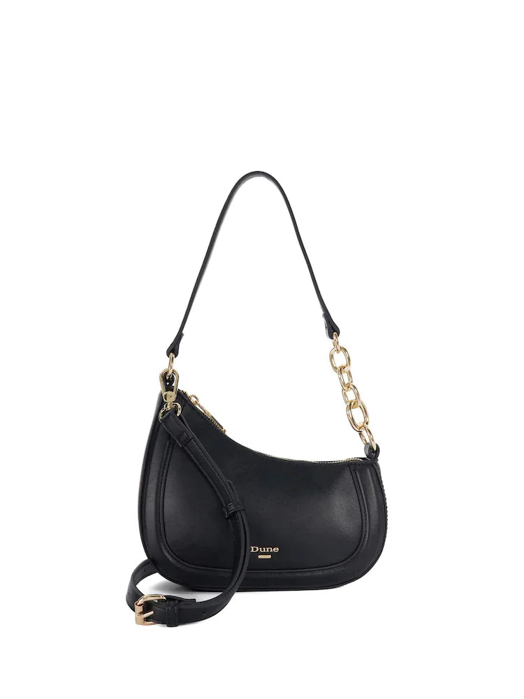 Black Ground Direction Small Smart Scoop Shoulder Bag